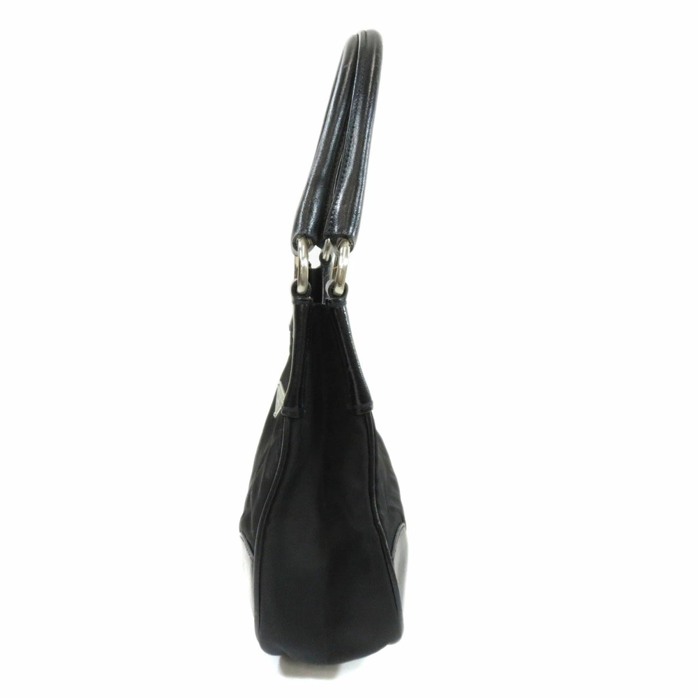 Prada Tessuto shoulder bag leather trim Black - Picture 3 of 11